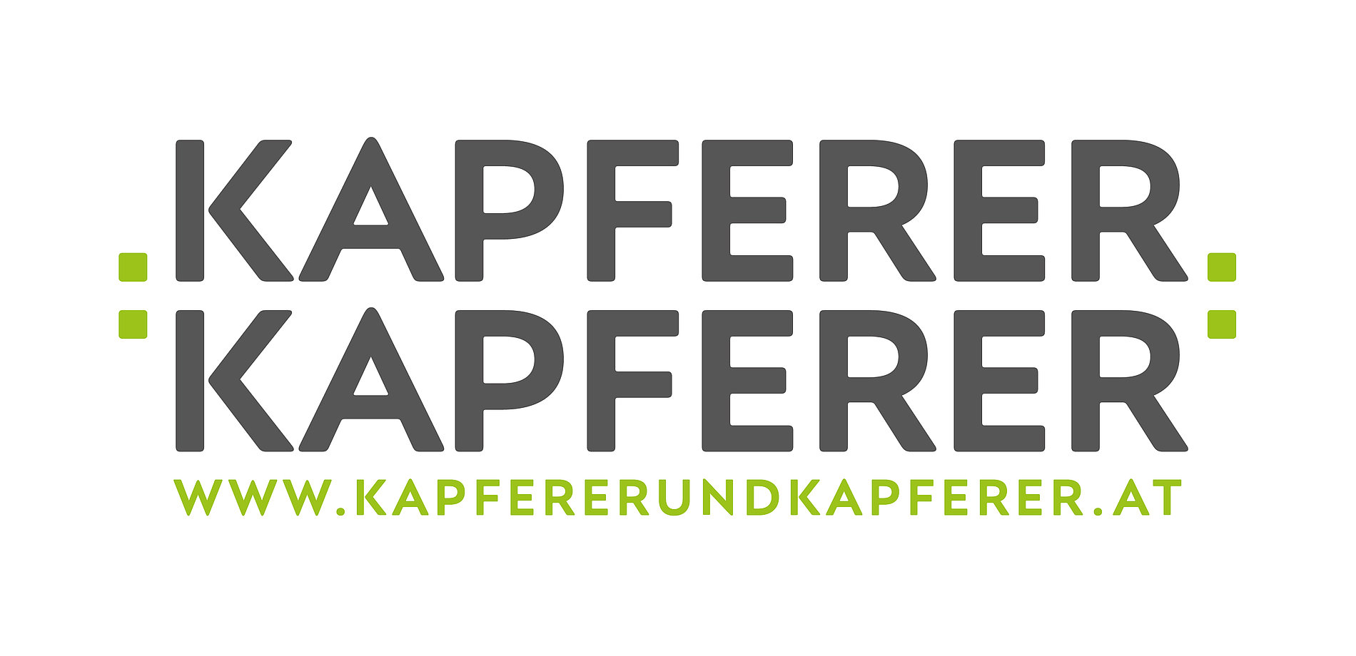Kapferer und Kapferer Logo mit URL